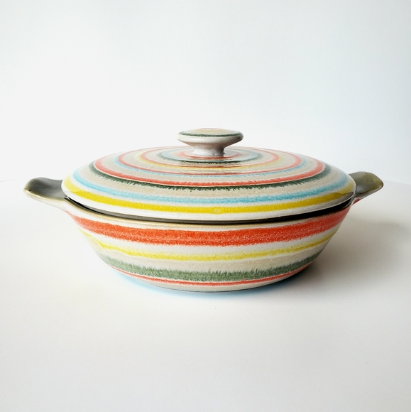 Southern Living Other - NEW Southern Living Stoneware Tortilla Warmer Lidded Dish Clay Pottery Serveware